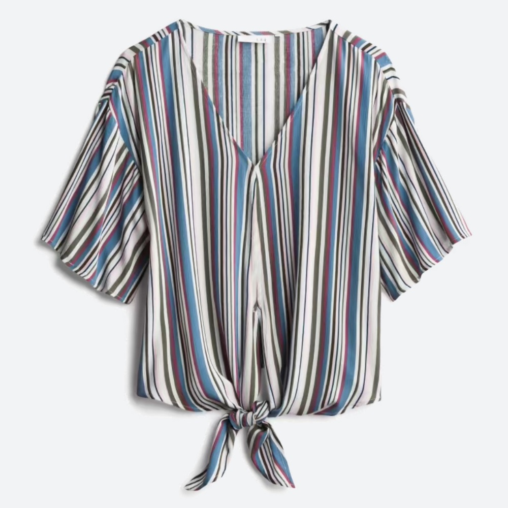 LUQ tie front, Size Medium, multicolor